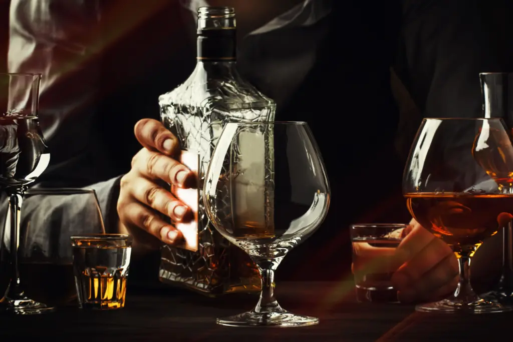 the bartender pours the cognac or brandy 2026 01 07 07 25 34 utc (1)