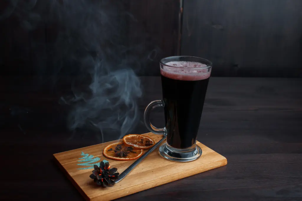 sweet alcoholic cocktail stands on a wooden table 2026 06 16 06 29 31 utc